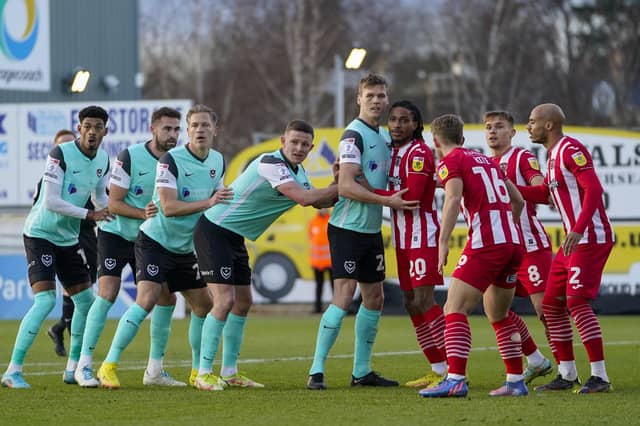 Pompey were held to a goalless draw at Exeter today.