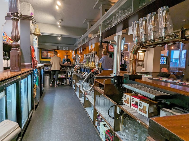 Inside the pub, which reopens on Sunday, July 9.