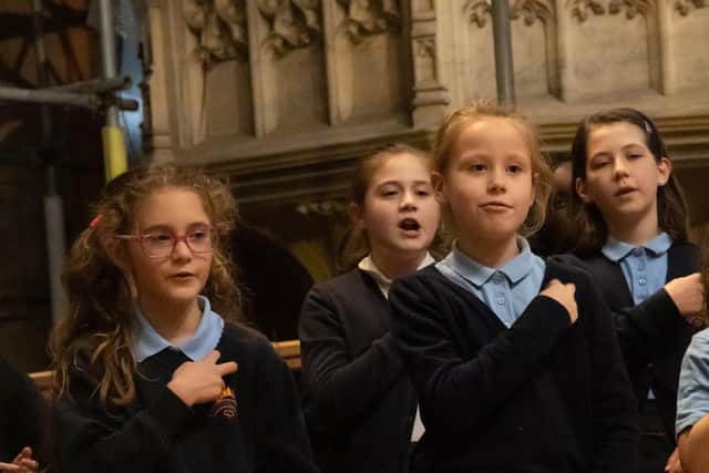 People at St Mary's Church to take part in The News' Christmas Carol Service & Christingle, with readings from The News' Editor Mark Waldron and Pompey manager Danny Cowley. Picture: Alex Shute