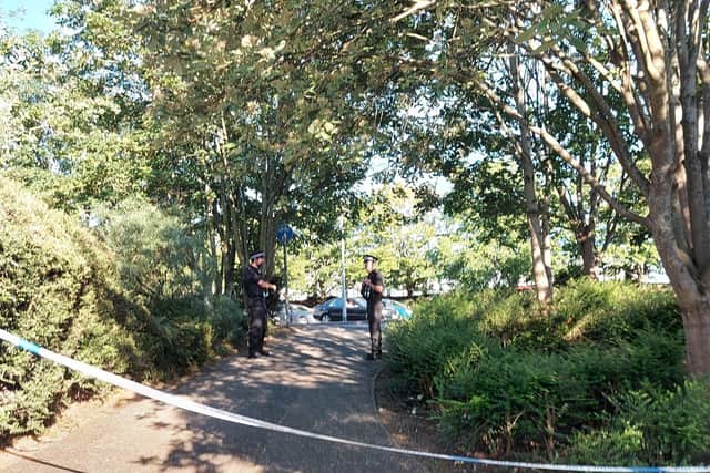 Northumberland Road in Southsea was closed off by police
Sunday, June 13, 2021
Picture: Fiona Callingham