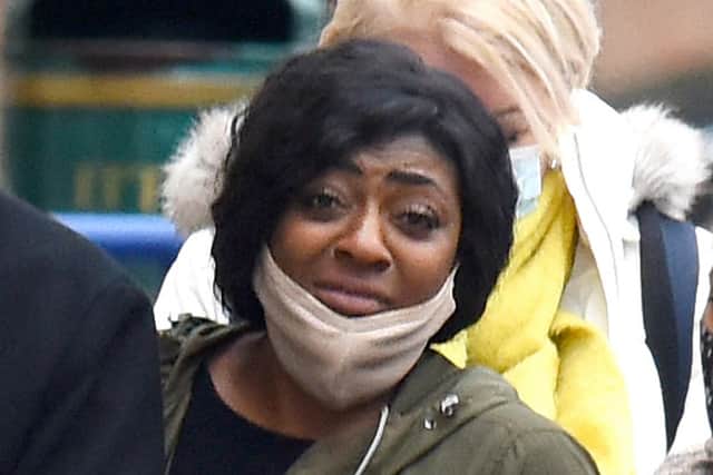 Rachel Dujon at Portsmouth Magistrates' Court today. Picture: Solent News & Photo Agency