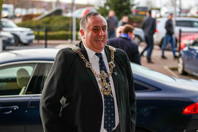 Lord Mayor Cllr David Fuller. Photo: Nigel Keene/ProSportsImages