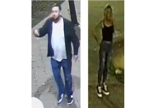 Police want to talk to these people. Pic Hants police