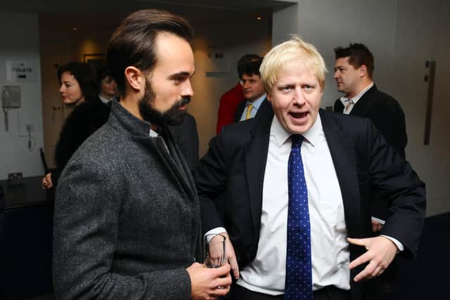 File photo dated 23/11/2009 of Evgeny Lebedev (left) and Boris Johnson attend a pre-lunch reception for the Evening Standard Theatre Awards at the Royal Opera House in Covent Garden, London. Johnson was warned about granting a peerage to his close friend Lebedev two years ago by British intelligence. According to a report in the Sunday Times, the head of M16 held security concerns over the Russian oligarch - who has previously defended Vladimir Putin and expressed doubt over the murder of a Kremlin critic in London - as long as a decade ago.