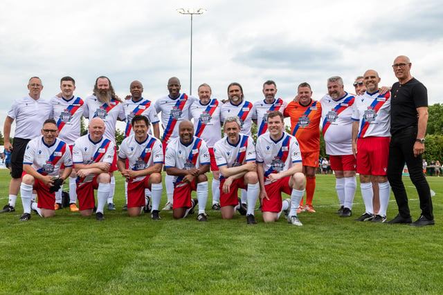 It was a star-studded Lee Rigby Select/Rangers legends side which fielded a mixture of ex-pro's, fans and former servicemen.