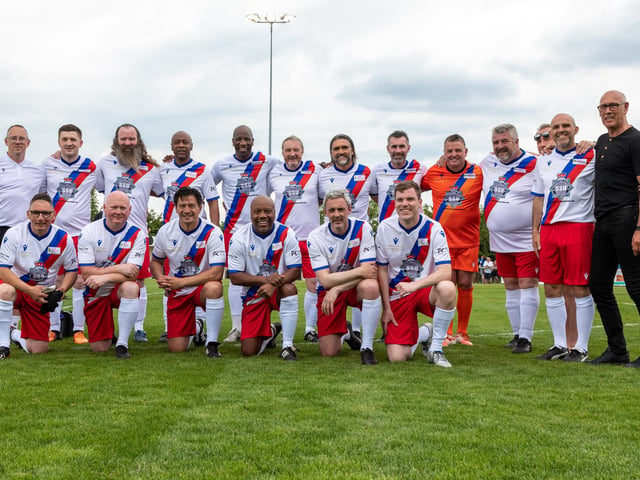 It was a star-studded Lee Rigby Select/Rangers legends side which fielded a mixture of ex-pro's, fans and former servicemen.