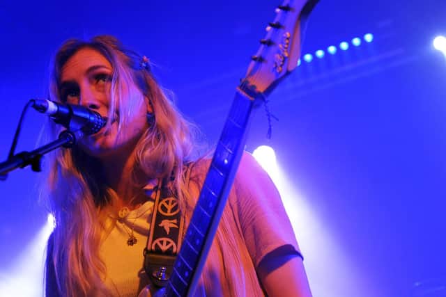 Hester Chambers of Wet Leg at The Wedgewood Rooms, April 27, 2022. Picture by Paul Windsor