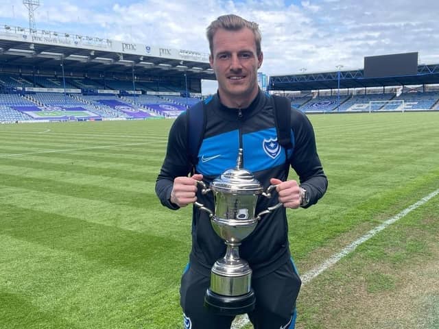 Craig MacGillivray was named Pompey's of the season in 2021 - and has now joined MK Dons.