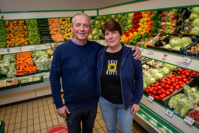 Norman and Caroline of Ushers Greengrocers are retiring after many years serving the community

Pictured: Norman and Caroline Usher at Ushers Greengrocers on Monday 2nd August 2021

Picture: Habibur Rahman