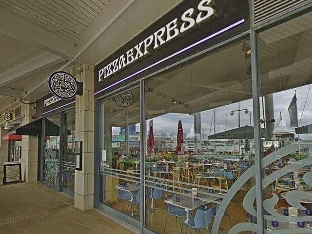 Pizza Express/Mac And Wings at North Promenade Building, Gunwharf Quays was rated five after inspection on October 31 2018.
Picture: Google Maps