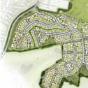 An image showing the scale of the new proposed development