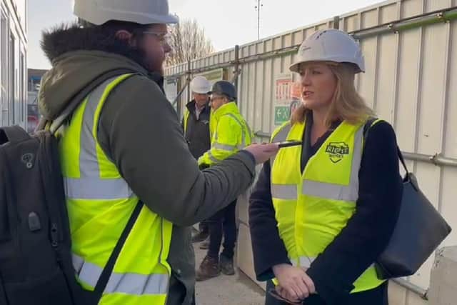 Penny Mordaunt gave her response about Rishi Sunak being a Southampton fan on November 25, 2022. She was in Portsmouth examining work on the new terminal extension at Portsmouth International Port.