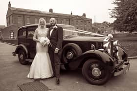 Kerry and Stephen on their wedding day. Picture: Carla Mortimer Photography
