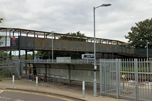 East elevation of Havant Footbridge. Image: Hampshire County Council