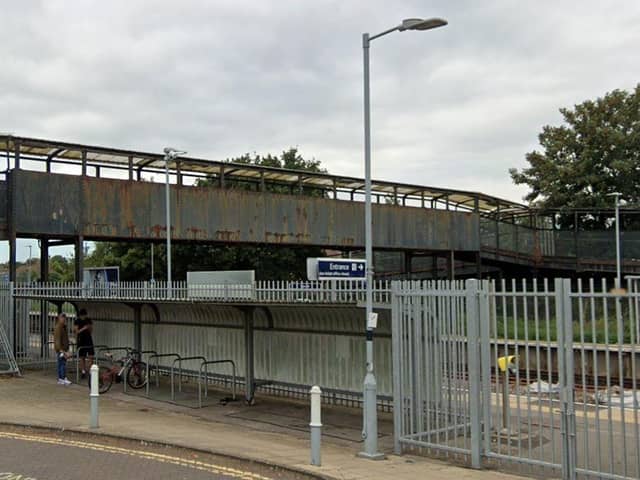 East elevation of Havant Footbridge. Image: Hampshire County Council