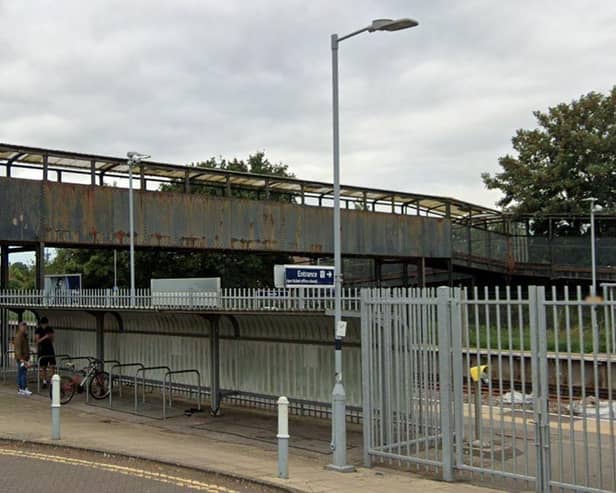 East elevation of Havant Footbridge. Image: Hampshire County Council
