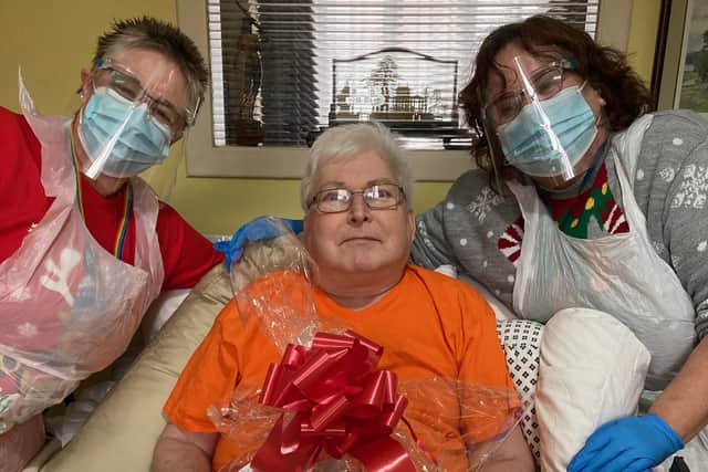 Willow Domiciliary Care delivered hampers to elderly people in Gosport and Fareham 