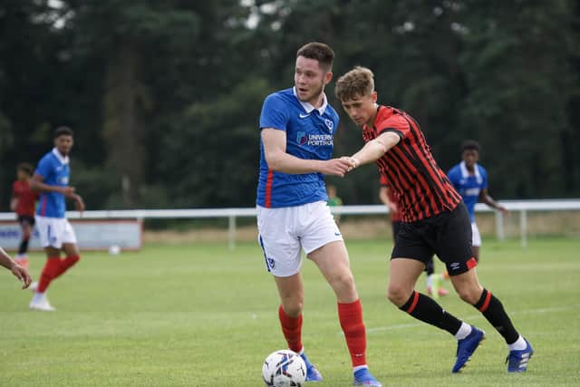George Hirst featured after signing for Pompey today