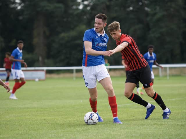 George Hirst featured after signing for Pompey today