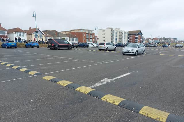 Speed humps put into the car park at Beach Road, Lee-on-the-Solent to try to stop anti-social behaviour
September 2021
Picture: Fiona Callingham