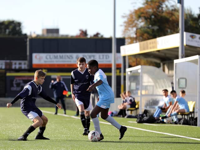 Bearwood Panthers take on AFC Eastney in a Mid Solent Youth League game at Westleigh Park earlier this season. Picture: Chris Moorhouse