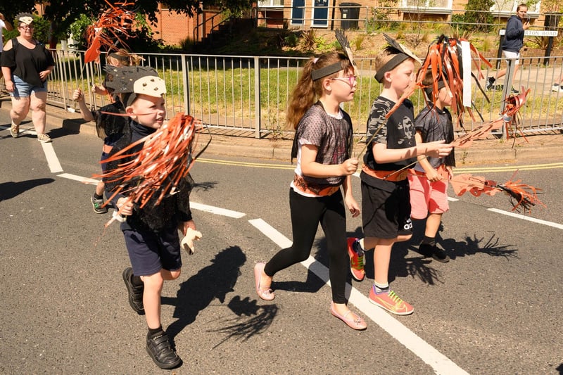 Pictured is: children dressed as animals at the event.

Picture: Keith Woodland