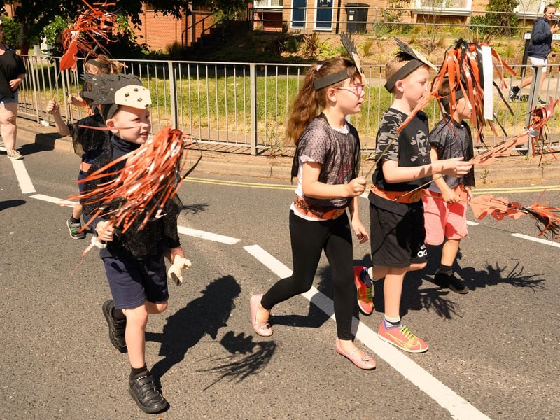 Pictured is: children dressed as animals at the event.

Picture: Keith Woodland