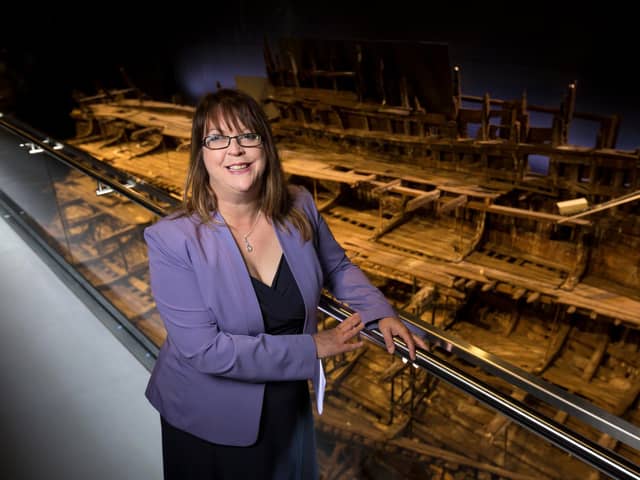 Helen Bonser-Wilton, chief executive of The Mary Rose Trust in Portsmouth
Picture: Christopher Ison for the National Museum of the Royal Navy.