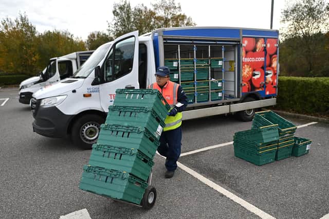 Christmas delivery slots are becoming available. Picture: BEN STANSALL/AFP via Getty Images