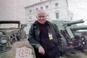 Norman Schwarzkopf outside Southwick House.