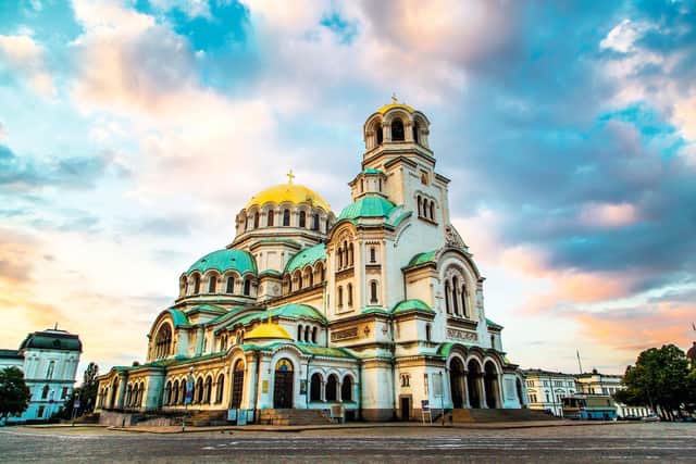 St. Alexander Nevsky Cathedral in the centre of Sofia