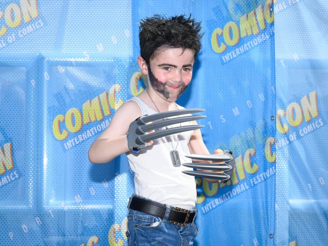 Pictured is: The Children's best dressed Comic Con character competition. Picture: Keith Woodland (110521-236)