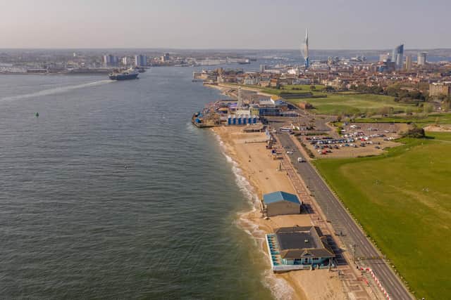 Southsea on Good Friday Picture: Solent Sky Services