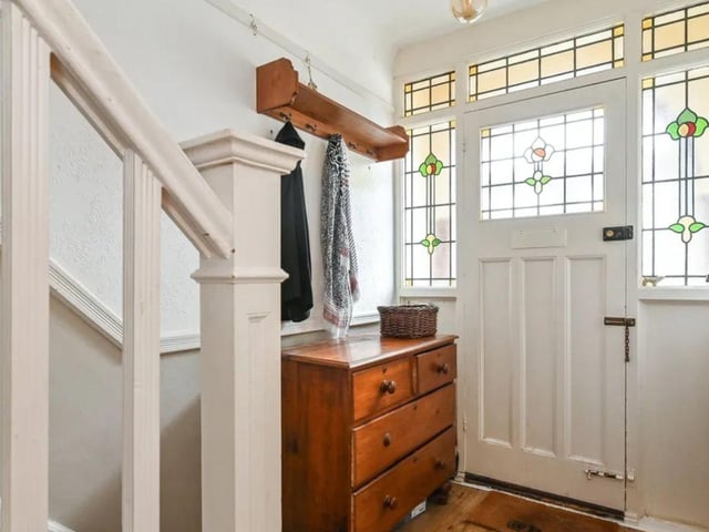 This property comes with three bedrooms, two reception rooms and a bathroom as well as a garden.