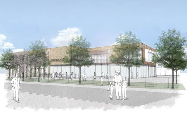 How the new leisure centre at Bransbury Park could look. Picture: Portsmouth City Council