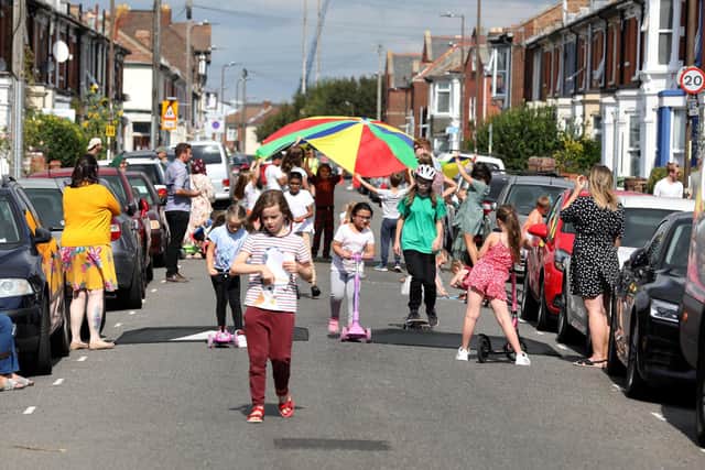 Francis Avenue was closed to through traffic for the afternoon
Picture: Sam Stephenson