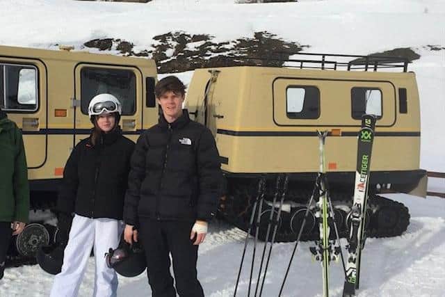 George and Shakleton Keiditsch on holiday in Italy. Picture: Clare Keiditsch