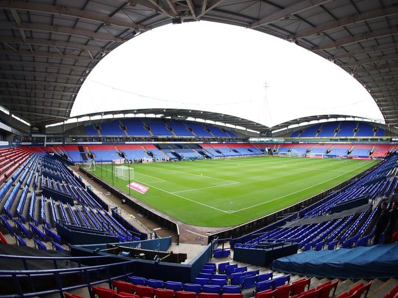 Average attendance: 18,470; Capacity: 28,723.