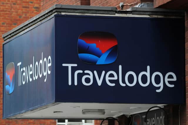A Travelodge sign, where staff at the 582 hotels reported a significant increase in holiday items being left behind during the last year. Picture: Nick Ansell/PA Wire