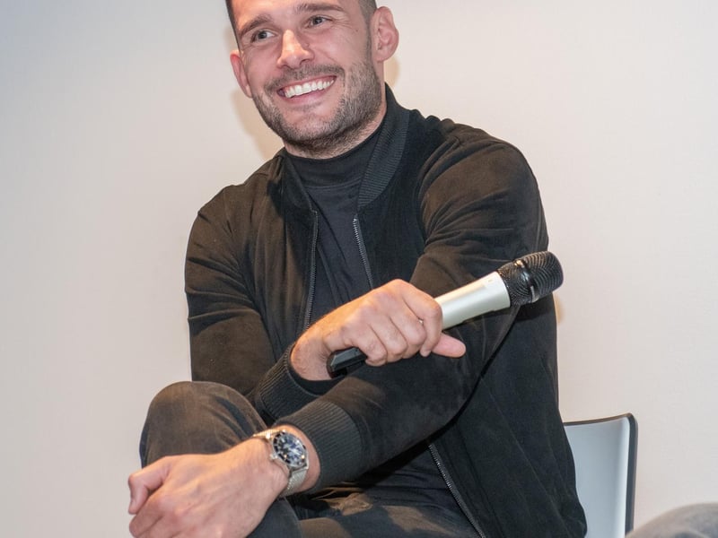 Gareth Evans at the Played Up Pompey Four book launch in Fratton Park's Victory Lounge on Friday night. Picture: Steve Reid