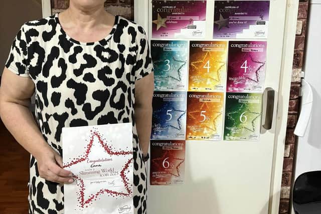 Celebrating Emma's wall of success