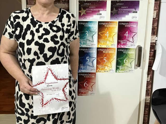 Celebrating Emma's wall of success