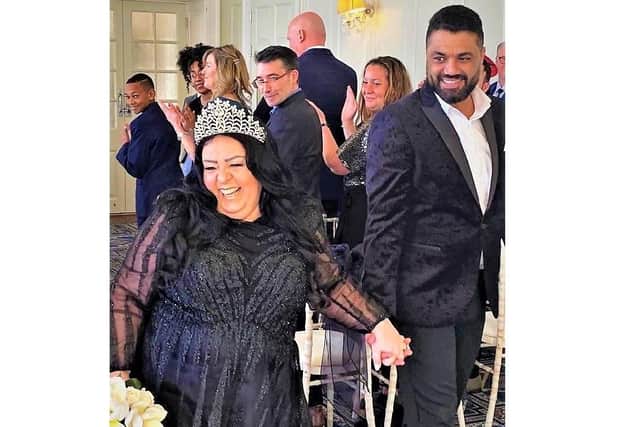 Rachel and Sabri tied the knot at Queens Hotel, Southsea after planning their wedding from Dubai.