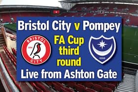 Pompey travel to Championship Bristol City today in the FA Cup.