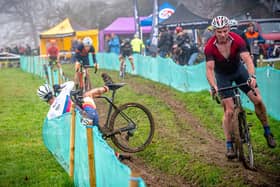 Thrills and spills at Clanfield's cyclocross event. Picture by Paul Paxford