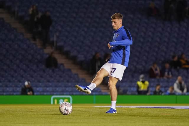 Portsmouth Owen Moxon returned to Pompey's squad against Sheffield Wednesday on Friday after eight matches away. Picture: Jason Brown/ProSportsImages