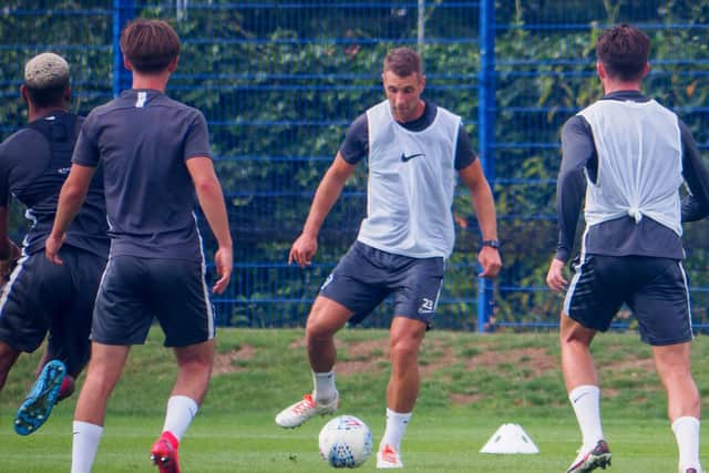 Pompey during pre-season training last summer. Picture: Habibur Rahman