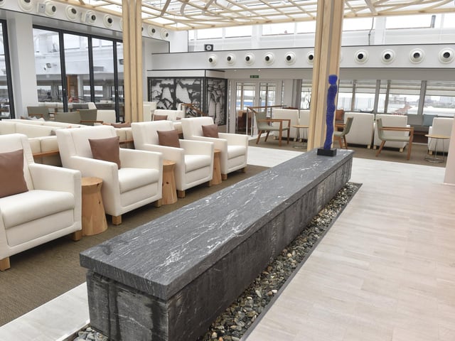 Water features and other pieces of architecture are on display.