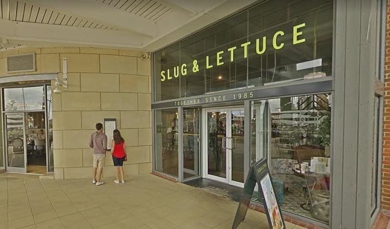 The Slug and Lettuce in Gunwharf Quays has a 4.2 star rating based on 3,753 Google reviews. One person wrote: "Serving usual menu of tasty food and refreshing drinks via table service."