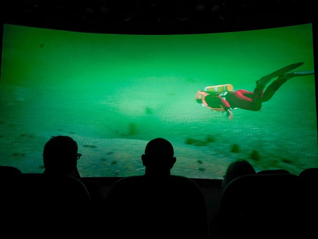You can watch the new immersive 4D cinema experience at the Mary Rose Museum at Portsmouth Historic Dockyard, included as part of the entry to the museum.
Photo: Andrew Matthews/PA Wire